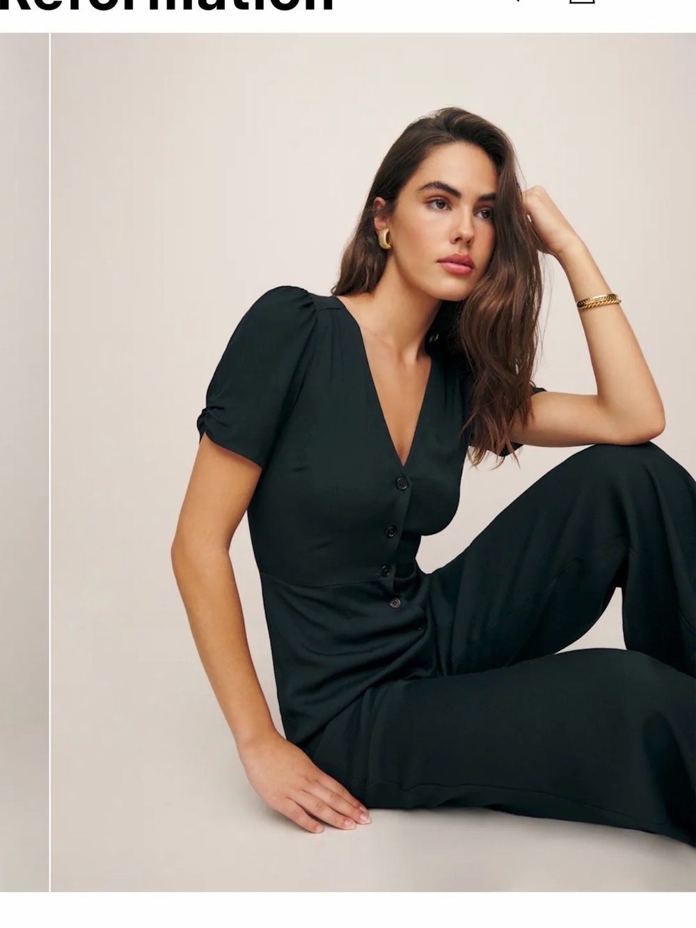 Reformation Frances Jumpsuit NWT